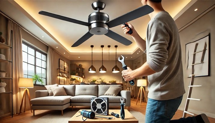 solucionar ruido del ventilador de techo